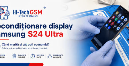 Recondiționare display Samsung S24 Ultra la Hi-Tech GSM Iași
