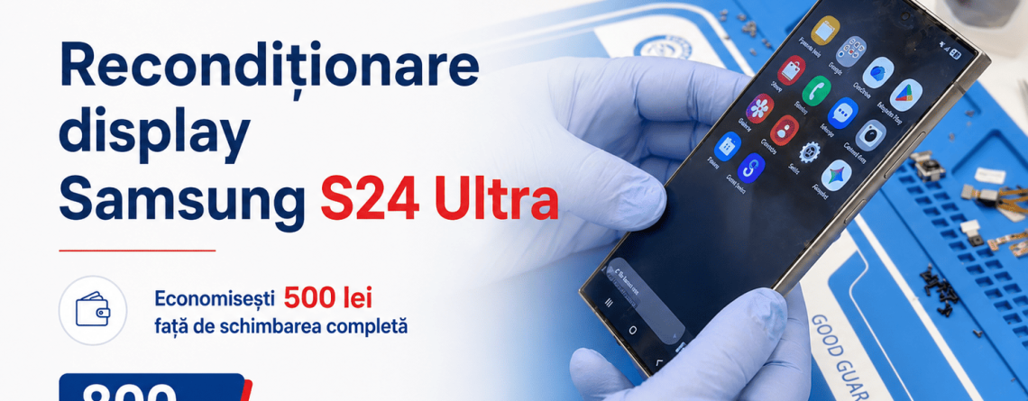 Recondiționare display Samsung S24 Ultra în Iași