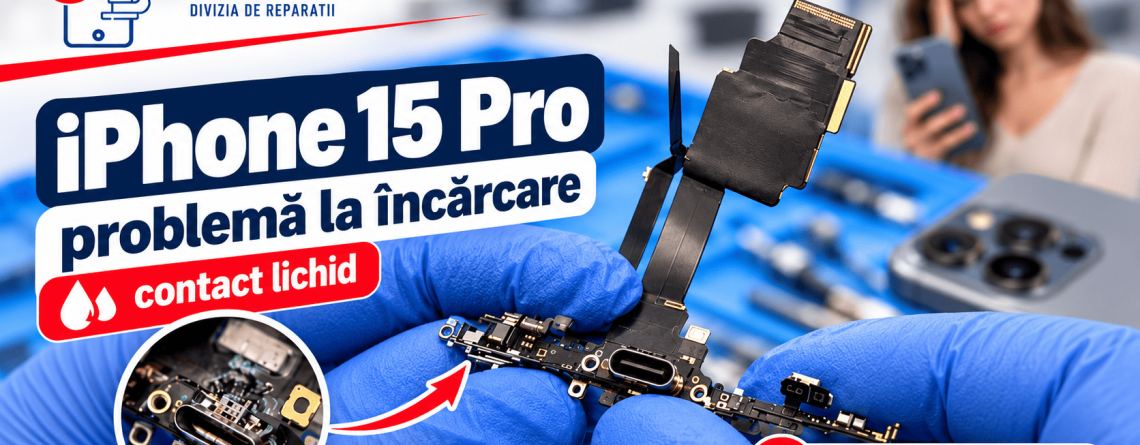 iPhone 15 Pro nu se încarcă