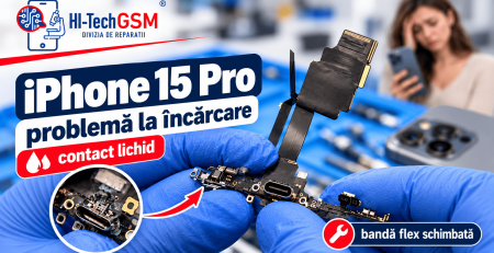 iPhone 15 Pro nu se încarcă